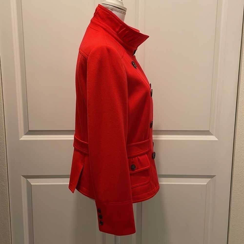 Per Se Bright Red Double-Breasted Jacket - image 7